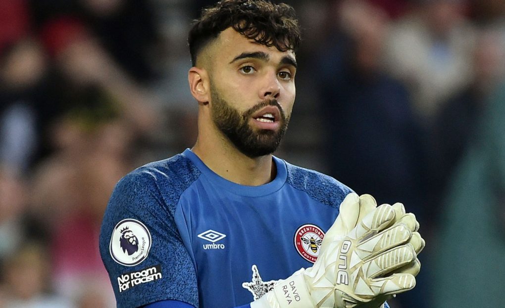 Brentford goalkeeper David Raya (AP)