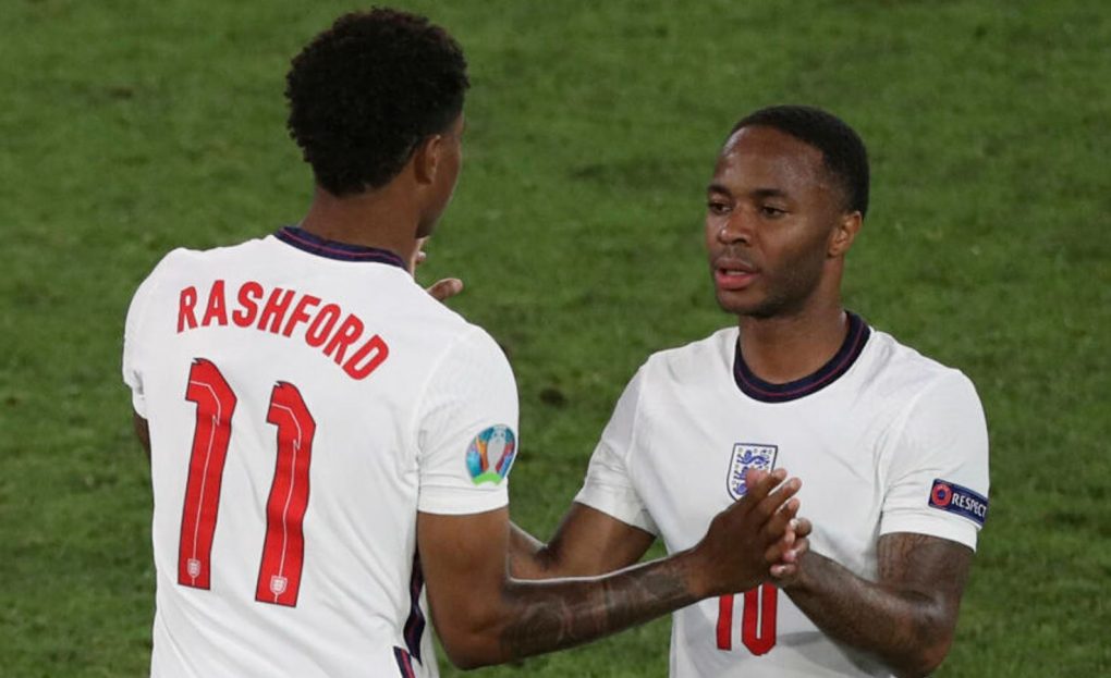 Marcus Rashford and Raheem Sterling were both part of the England squad that reached the final of Euro 2020